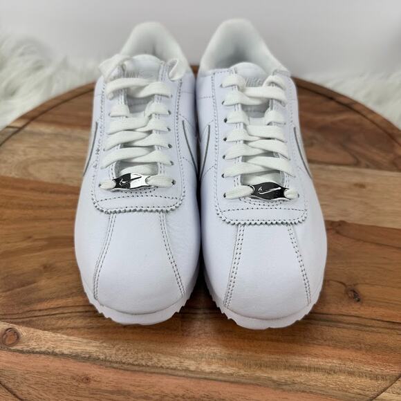 Nike Cortez 23 Premium White-White "All White" Womens Sz 5.5 FB6877-100 - Picture 2 of 11